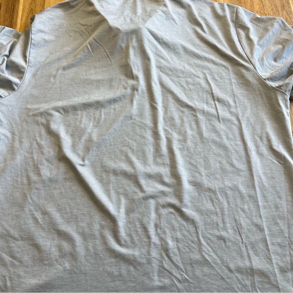 Veece Men’s XXL Polo Shirt Gray Striped Performance Stretch - Picture 10 of 10